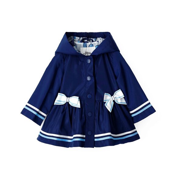 Original Marines, Italy - 60% Off  - US Seller - FUN BOW TODDLER GIRL RAINCOAT - Picture 1 of 7